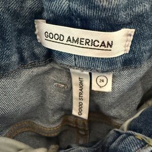Good American Blue Straight Jeans